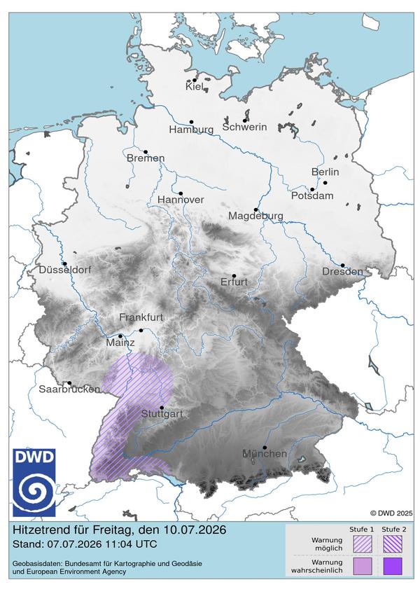 Vorhersage dritter Tag